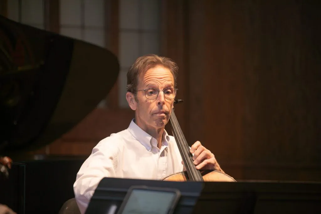 Man playing cello
