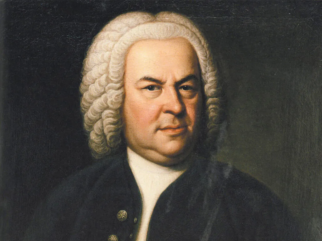 Oil painting of Johann Sebastian Bach